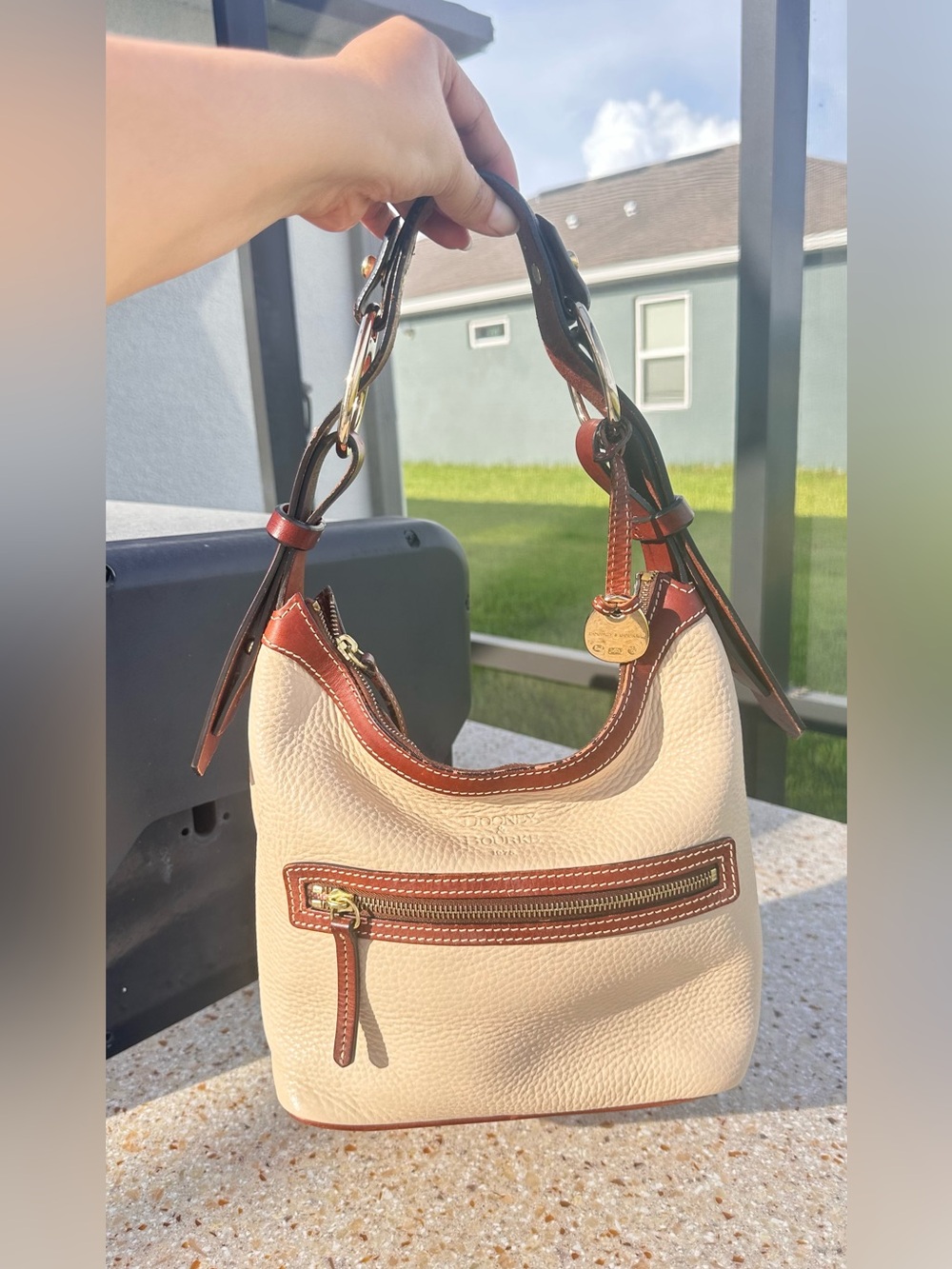 Dooney & Bourke Pebble Grain Hobo